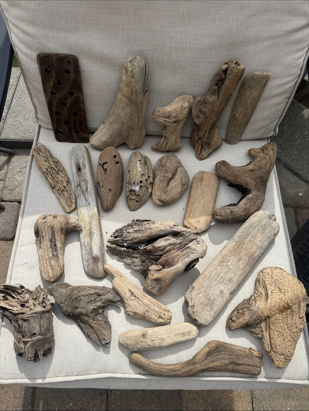 21 pc (5lbs shipped) Natural Driftwood Decorative Accent Decor, arts, crafts